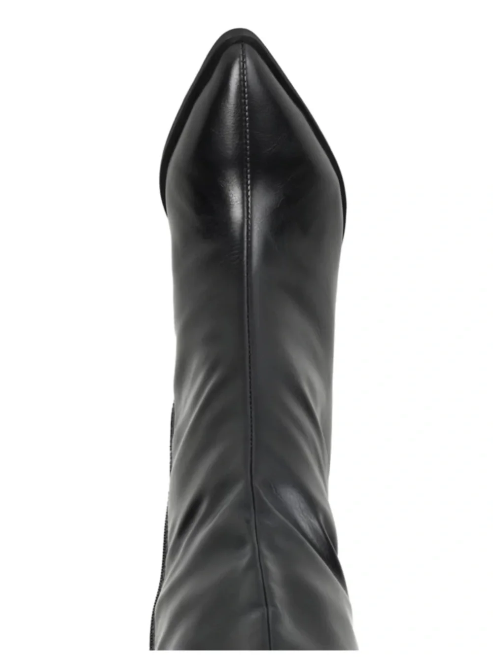 Journee Collection Black Daria Over-the-Knee Block Heel Boots